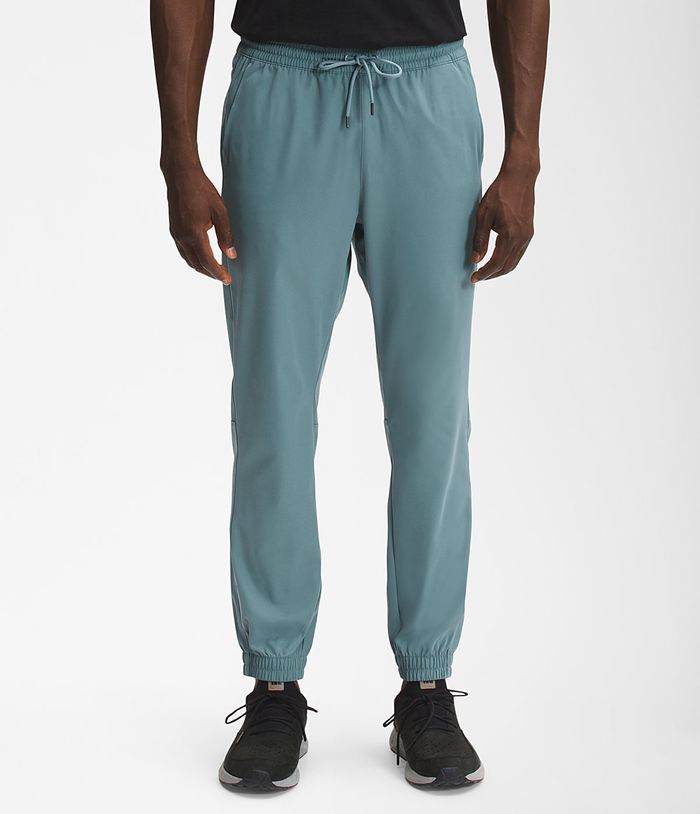 Pantalones The North Face Hombre Estándar Jogger Azules - Peru 84312LBQC